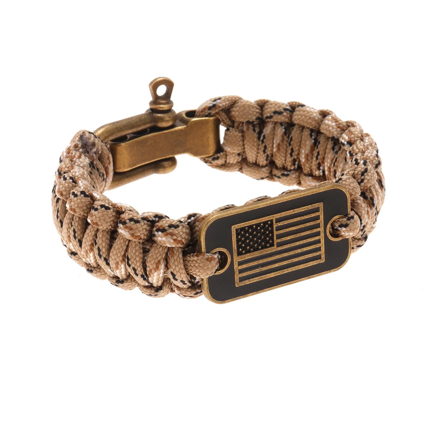 Outdoor Paracord Bracelet Survival Zinc Alloy